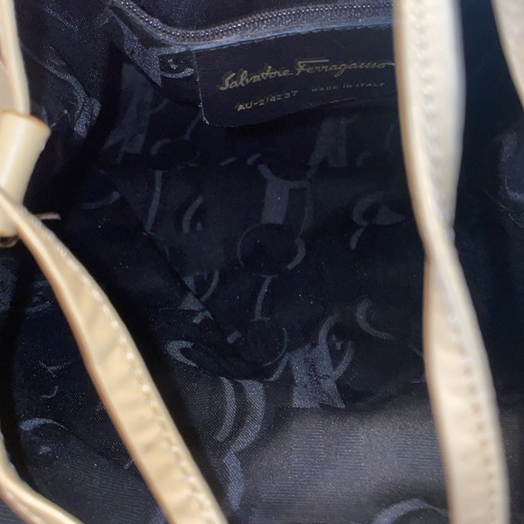 Salvatore Ferragamo Authentic Canvas/Leather Backpack Bag - Picture 5 of 8